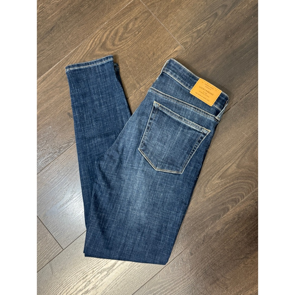 Lucky Brand Jeans 4 27 Ava Skinny Dark Wash Mid Rise Stretch